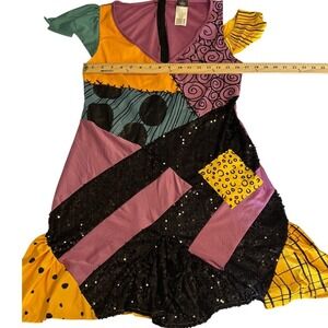 Disney Nightmare Before Christmas Sally Patchwork Costume Dress Kids XL 18-20